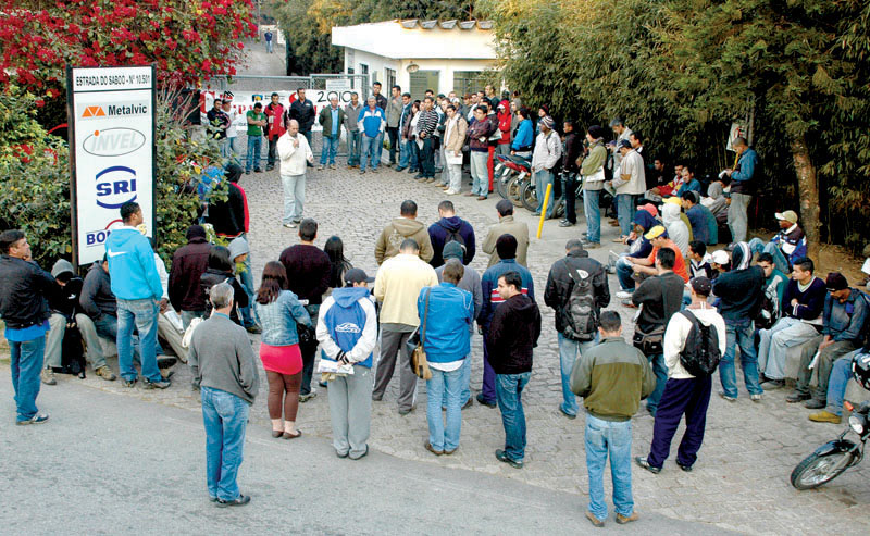 Trabalhadores da Metalur (foto) de Araçariguama também participaram das assembleais de mobilização