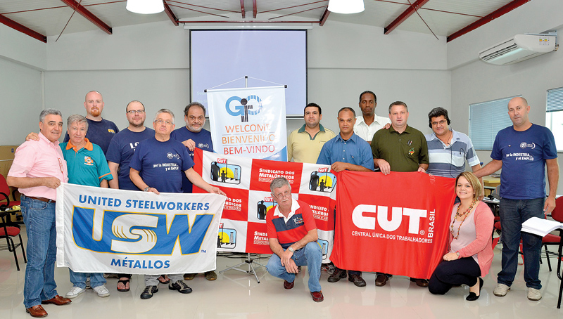 Encontro da rede sindical da Gerdau de cinco países