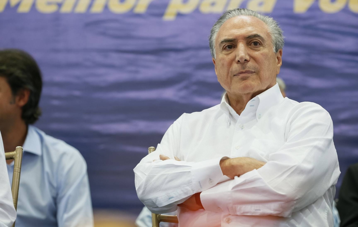 Michel Temer em evento em Serra Talhada, Pernambuco