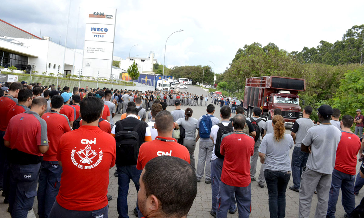 Na CNH Case, a assembleia aconteceu na segunda-feira, dia 6