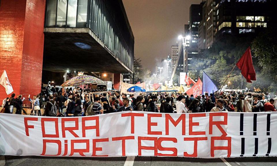 Após vir à tona as denúncias contra Temer, população saiu em peso pelas ruas de todo o Brasil exigindo eleições diretas