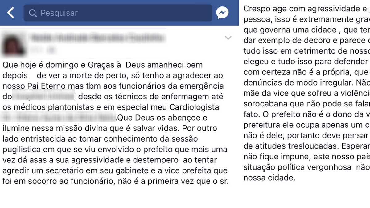 Segundo a mãe da vice, Neide, o prefeito “age com agressividade e destempero”, e tentou “agredir, em seu gabinete, um secretário e a vice-prefeita”.