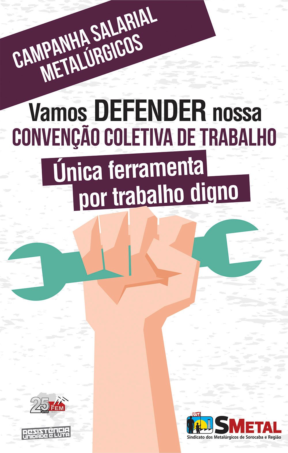 A partir desta quarta-feira, dia 23, a diretoria do SMetal dá início às assembleias nas portas das fábricas para abordar a importância da Convenção Coletiva na Campanha Salarial 2017.