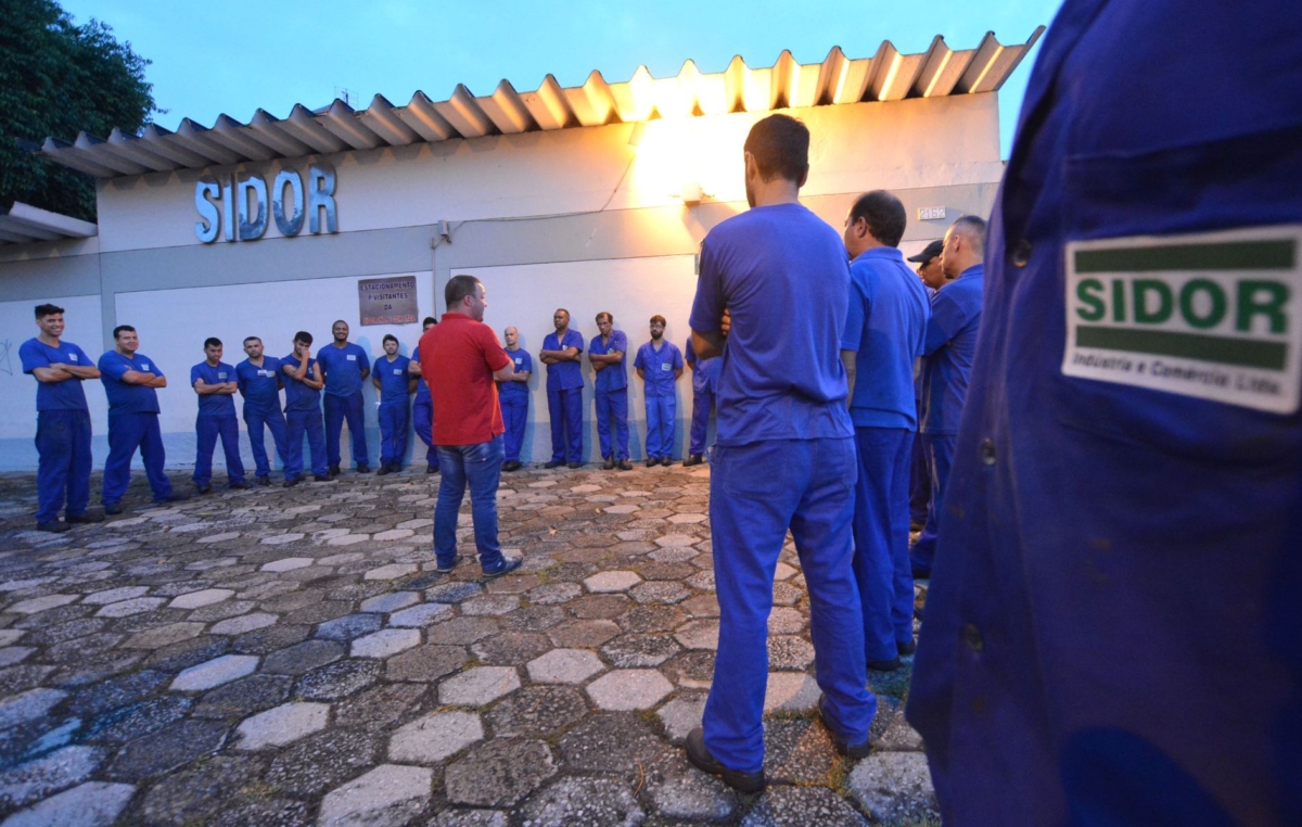 Protesto aconteceu na quarta-feira, 21, e durou duas horas; a Sidor fica na Zona Industrial de Sorocaba e tem 90 funcionários