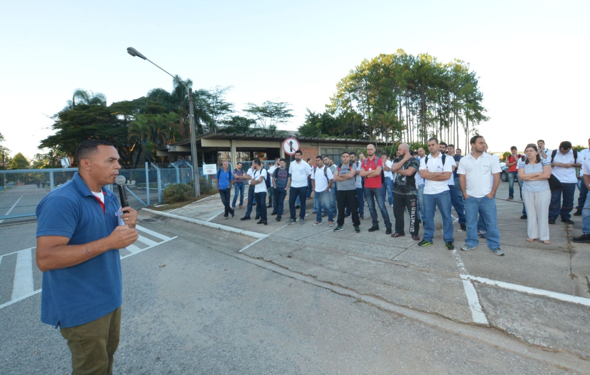 O diretor executivo Antonio Welber Filho (Bizu) comandou a assembleia nesta sexta, dia 23