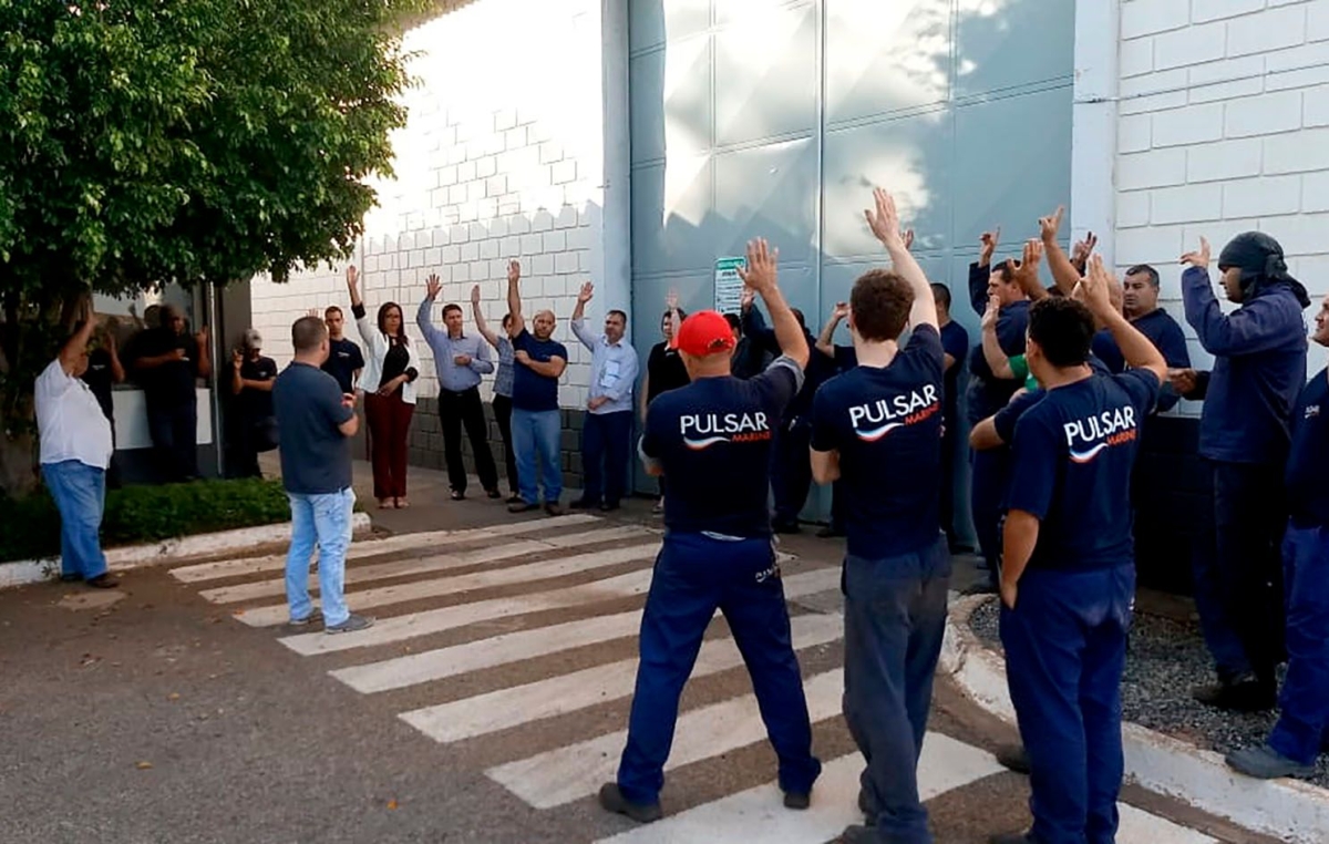 Assembleia para aprovação da Campanha Salarial e do PPR aconteceu na manhã de quarta-feira, dia 31, na Copabo, antiga Pulsar Marine