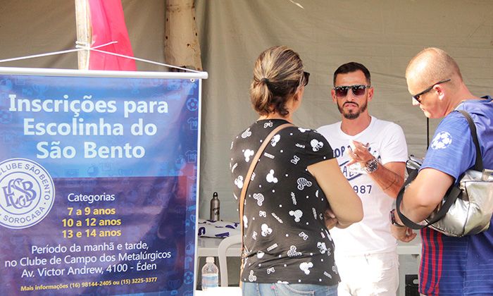 Tiago Tremonti é o coordenador da escolinha de futebol do São Bento e recebe inscrições até o dia 25