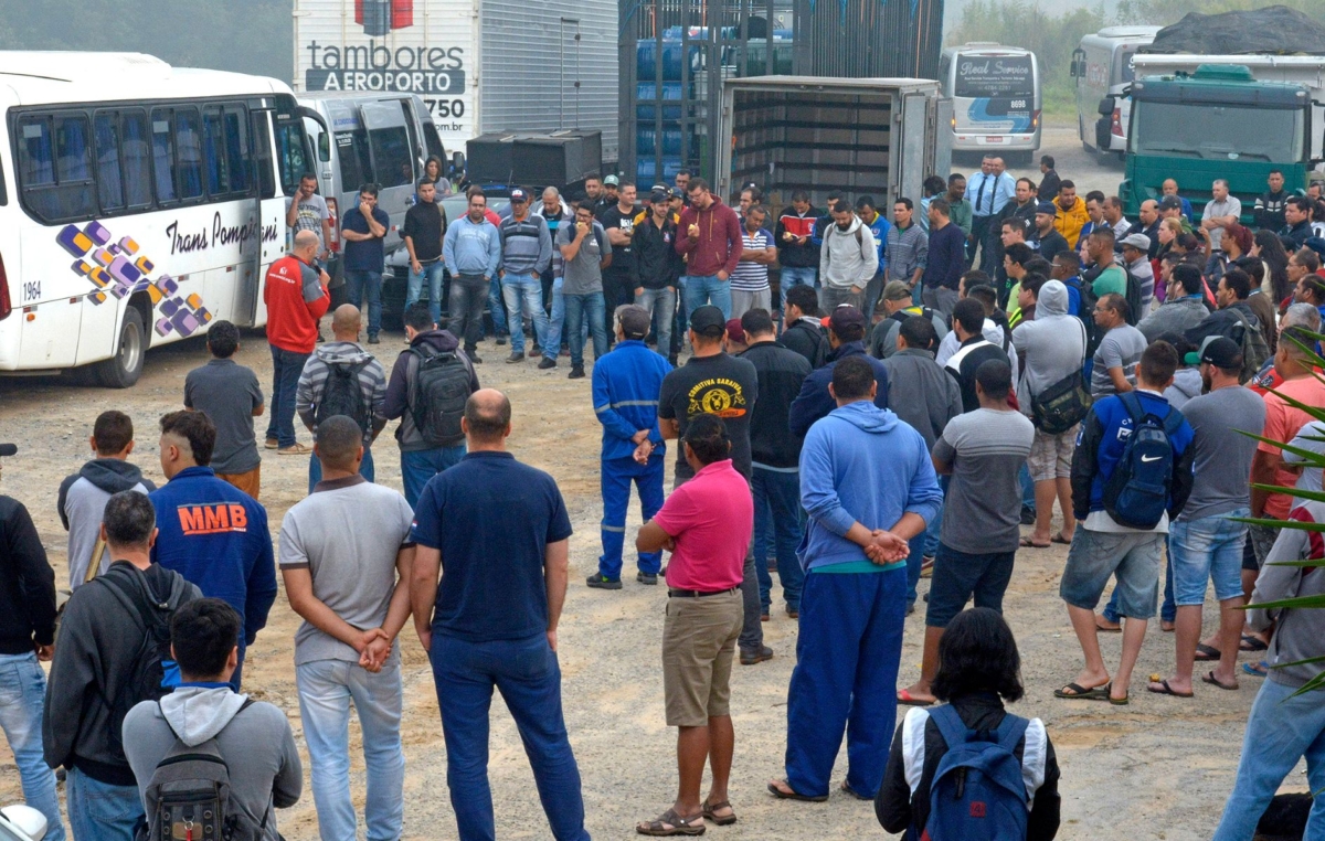 Na terça, 22, o SMetal realizou protesto em Araçariguama, onde se concentram as principais empresas da Fundição, para pressionar o patronal a negociar