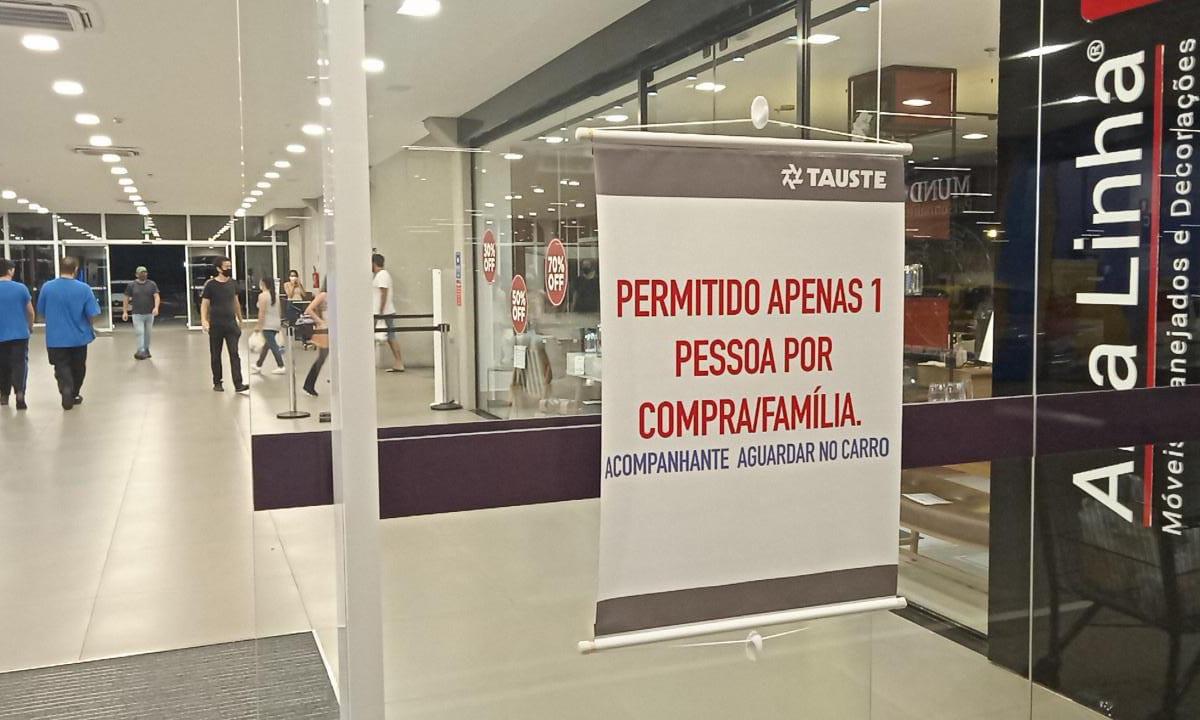 Manga disse que haverá multa para quem desrespeitar regras nos supermercados 