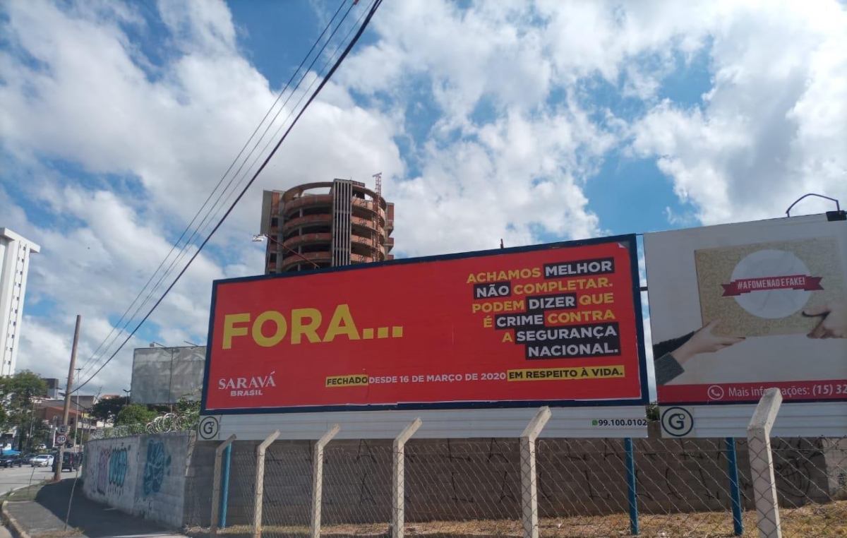 Mesmo com as portas fechadas, o Saravá arrumou uma forma de continuar defendendo seus ideais políticos