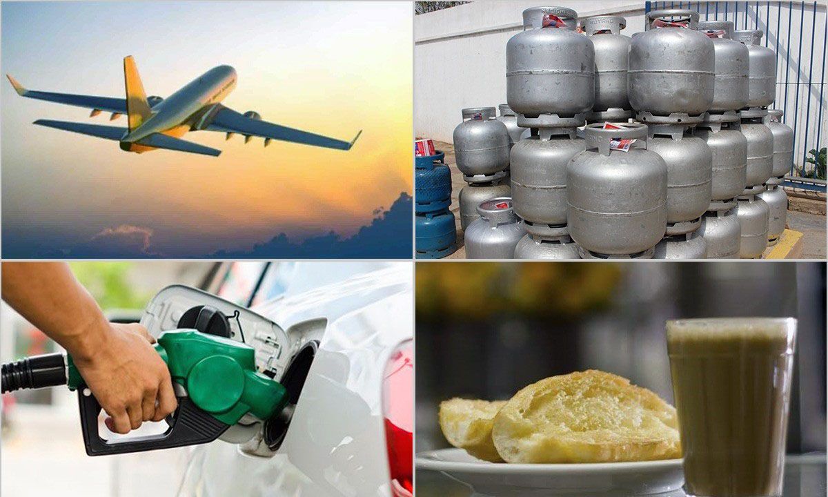 Preços das passagens aéreas dispararam, gás recuou, gasolina caiu bem menos e alimentos estão mais caros