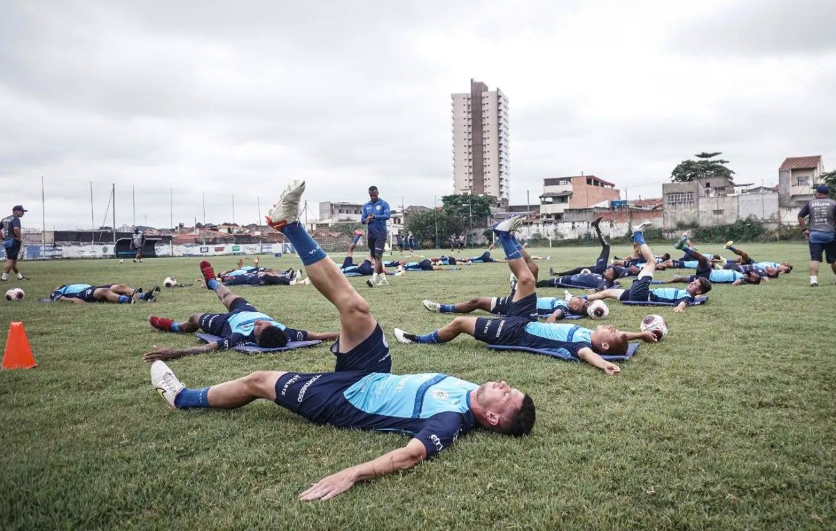 O São Bento começou a semana com treino no CT Humberto Reale para enfrentar a Inter de Limeira